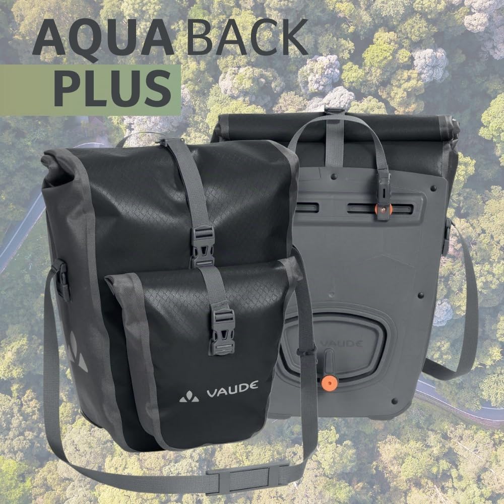 VAUDE Aqua Back Plus Sacoche de vélo pour roue arrière - une paire – Volume 51 l - matière bâche sans PVC