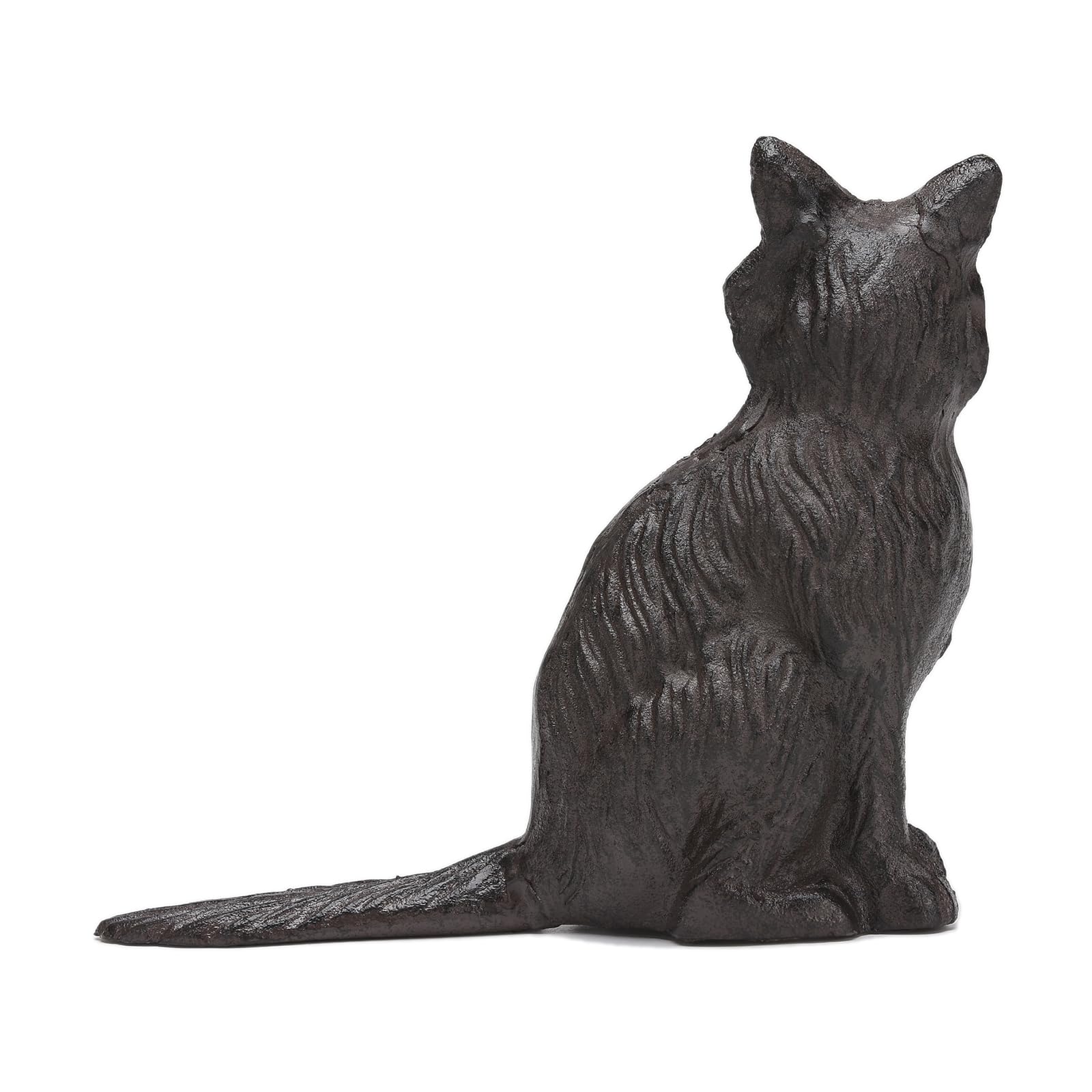BRASSTAR TQGJPT515 - Tope de puerta de hierro fundido con forma de zorro, resistente, soporte para ventana, hogar, oficina, tienda, granja, mansión, decoración, herramienta de utilidad