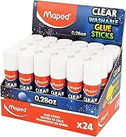 Vista 1 de Maped Essentials - Barras de pegamento transparente, paquete de 24, tubos de 0.28 onzas, sujeción premium, secado transparente, ideal