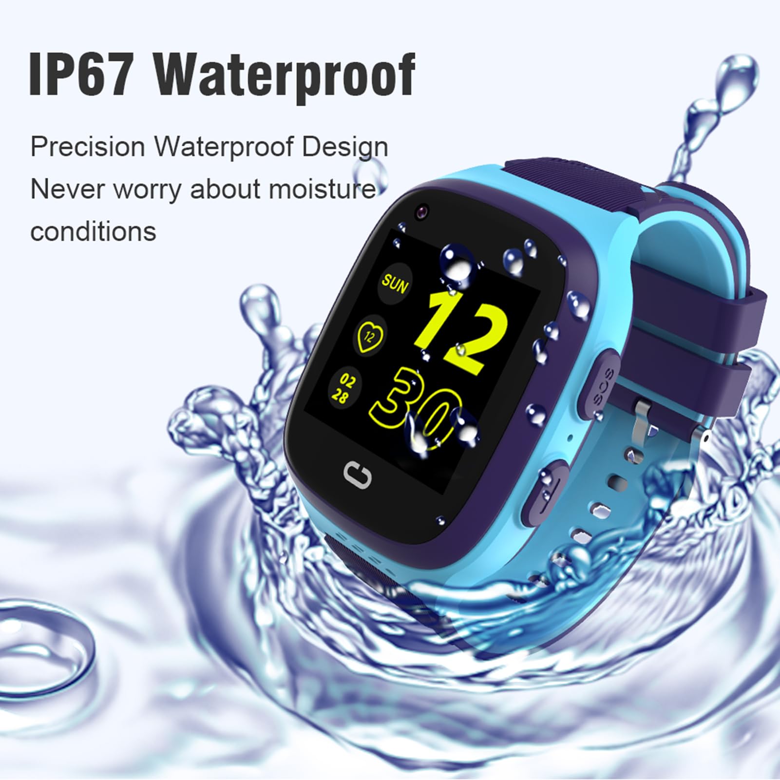 LT31 4G Reloj inteligente para niños con videollamada 1 4 pantalla IPS impermeable soporte SOS cámara reloj seguimiento geográfica valla teléfono libro encontrar para niños y niñas