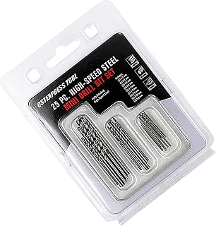 20/25 個ポータブル高速度鋼小さなツイストドリルビットセット木材金属と樹脂の精密掘削クラフトクラフトドリルキット