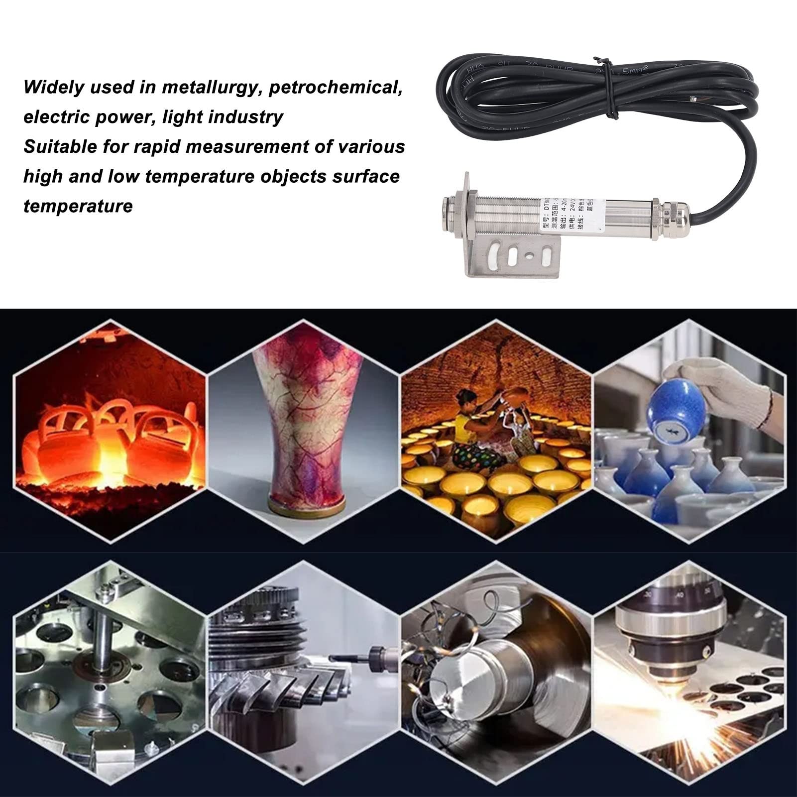 Temperatursensor Sonde für Messung von -50℃ Bis 600℃
