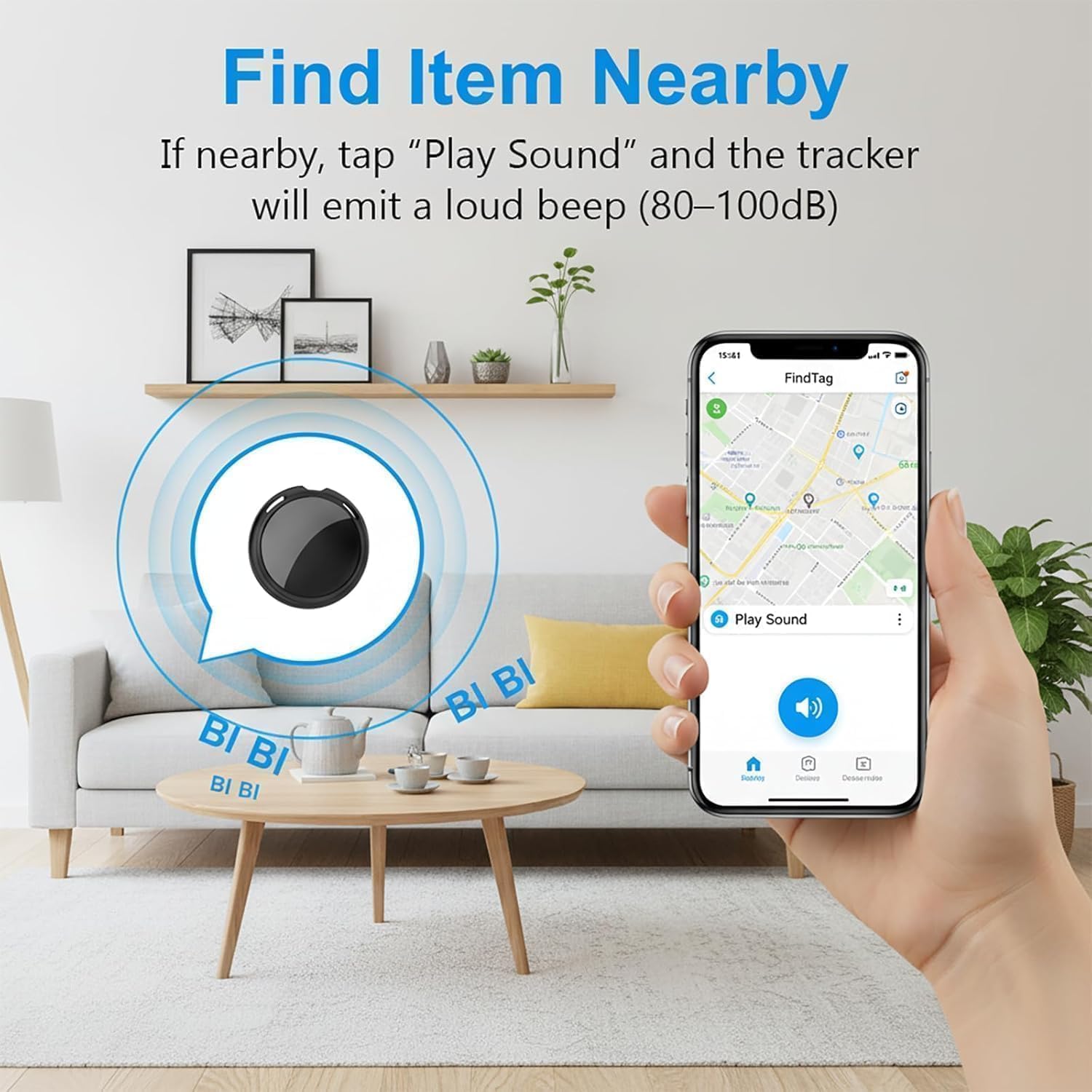 No Subscription GPS Tracker for Vehicles Work with Find My(iOS Only) Real Time Mini Tracker Tags Global Coverage Hidden Car Location Tracking Tags Device with Magnetic Case No Monthly Fee Required