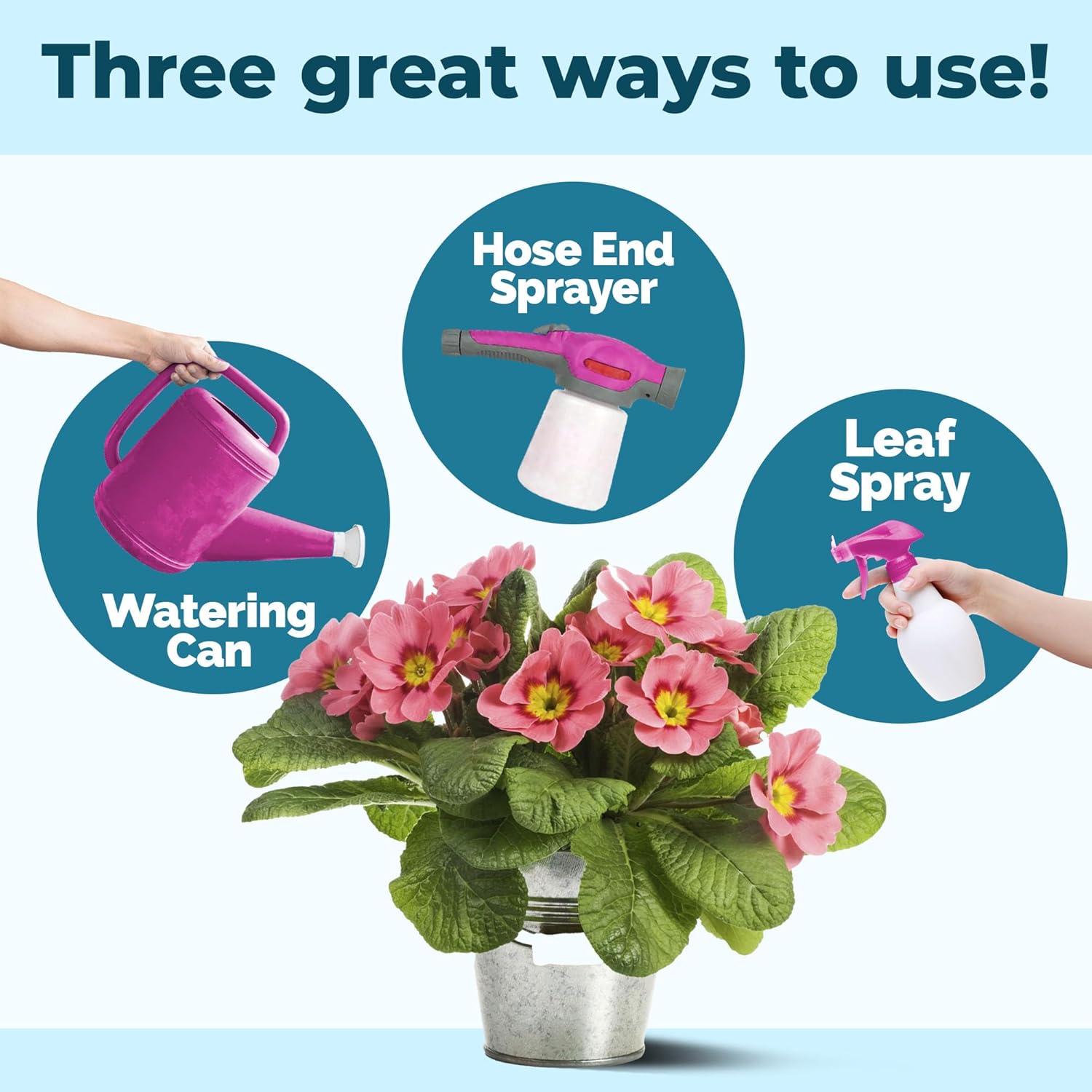 Water Soluble Fertilizer – Liquid Plant Food for Fast Nutrient Uptake, Vigorous Growth & Strong Root Development, 32 oz