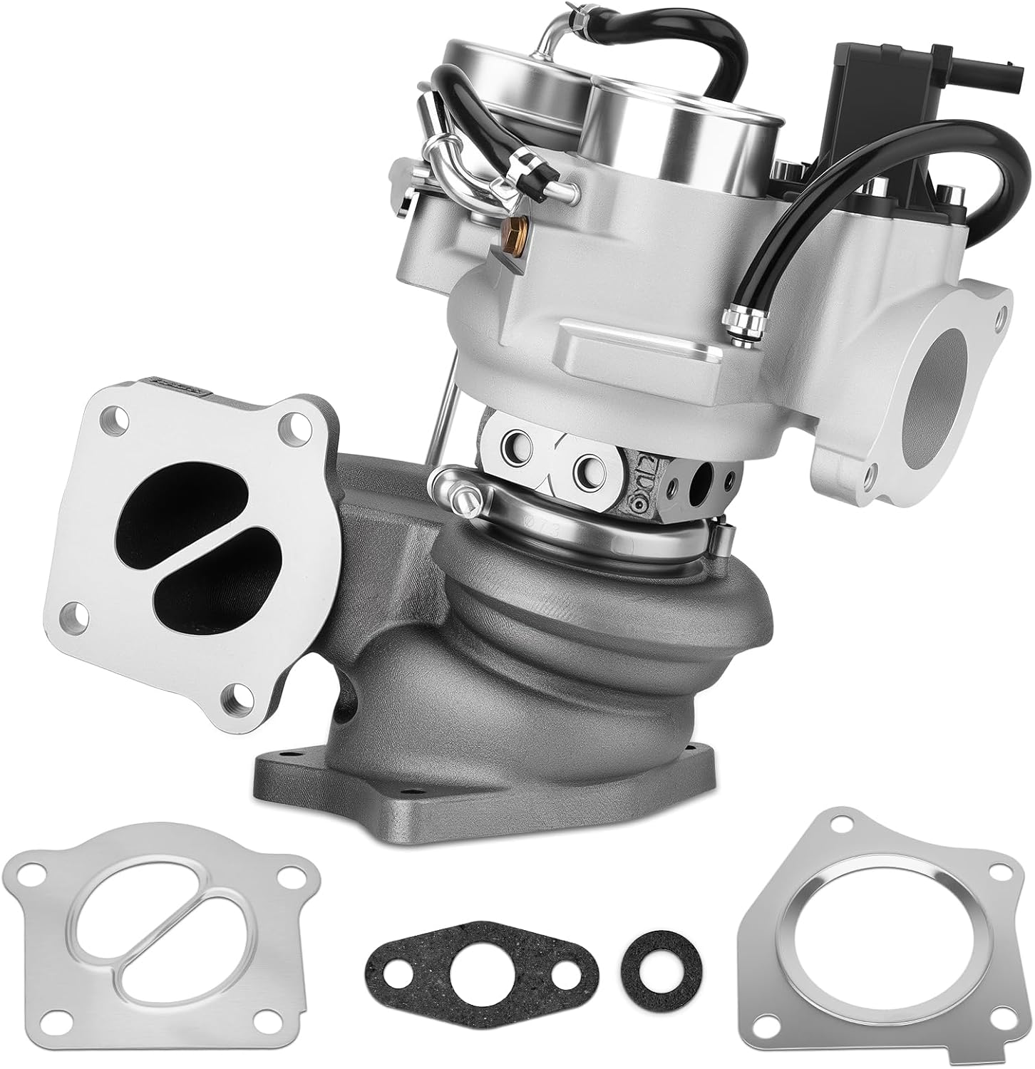 2.0 Turbo Turbocharger Kit with Gaskets Compatible with Chevy Equinox Malibu Camaro Traverse, Buick Regal, Cadillac ATS CTS, GMC Terrain 2013-2020 2.0L L4 Replace# 49377-07820 49377-07810