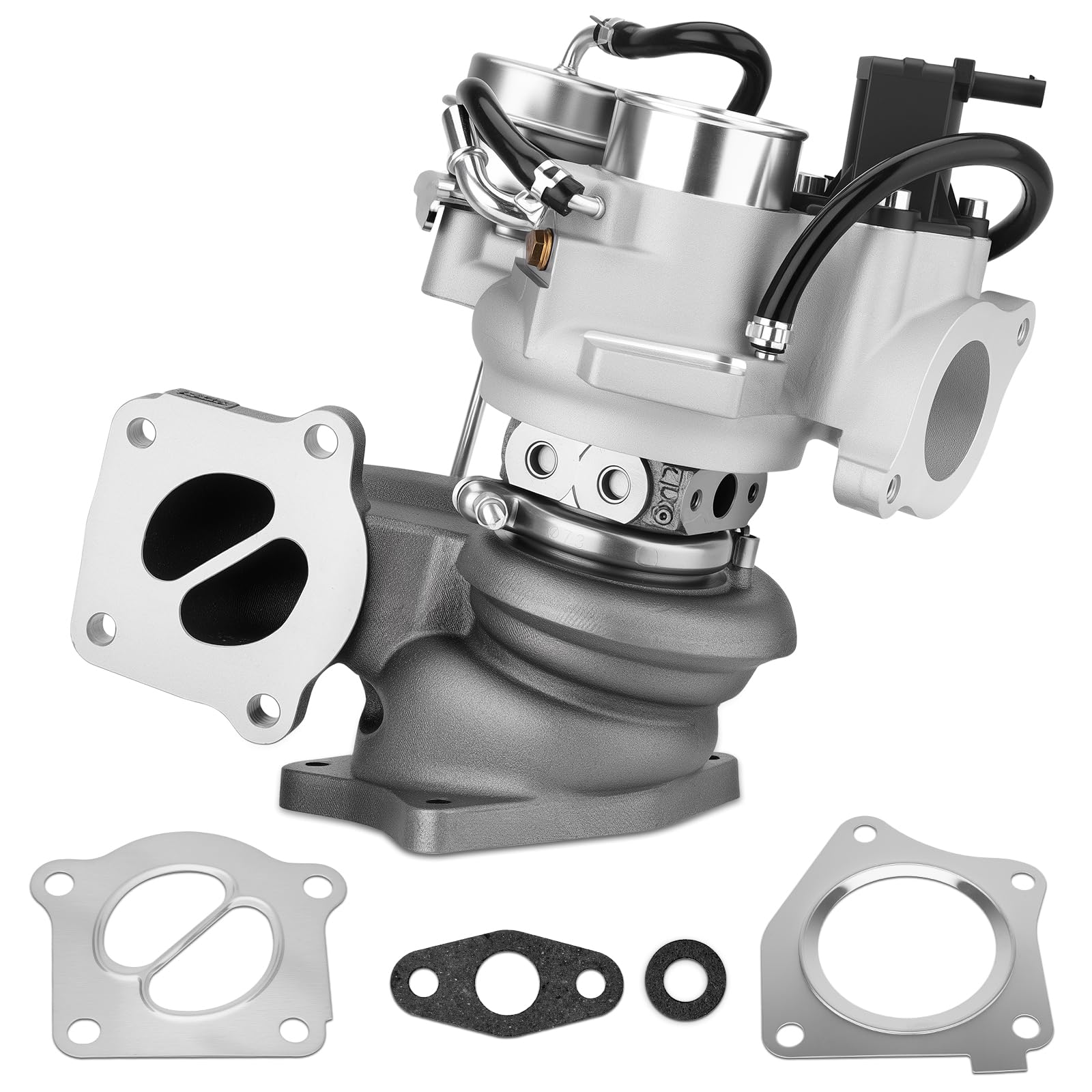 Photo 1 of 2.0 Turbo Turbocharger Kit with Gaskets Compatible with Chevy Equinox Malibu Camaro Traverse, Buick Regal, Cadillac ATS CTS, GMC Terrain 2013-2020 2.0L L4 Replace# 49377-07820 49377-07810