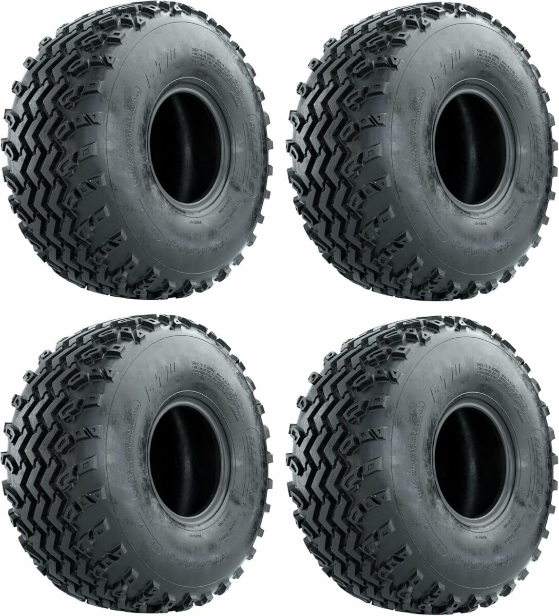 GTW Rogue 22 inch All Terrain Golf Cart Tire | 22x11-8 A/T Tire Directional Tread | 4-Ply | Universal Fitment for 8 inch Wheels | Set of 4