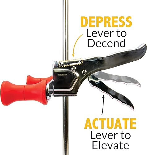 Miniatura 4 de AUTOSOLO Soporte ajustable para volante y depresor de pedal de freno, ajuste universal para automóviles, camiones y SUV