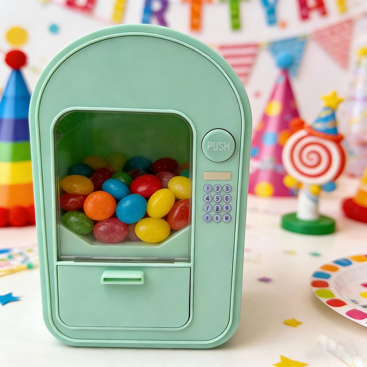 Lovely Small Chocolate Bean Dispenser Unique Candy Storage Container Stylish Room Decoration Accessory Fun Candy Dispenser Toy image 4