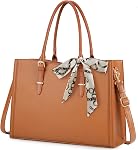 Sac portable pour femmes 15.6 inch Etanche Sac en cuir travail ordinateur portable sac pour bureau Voyage sac à main sac à épaule noir