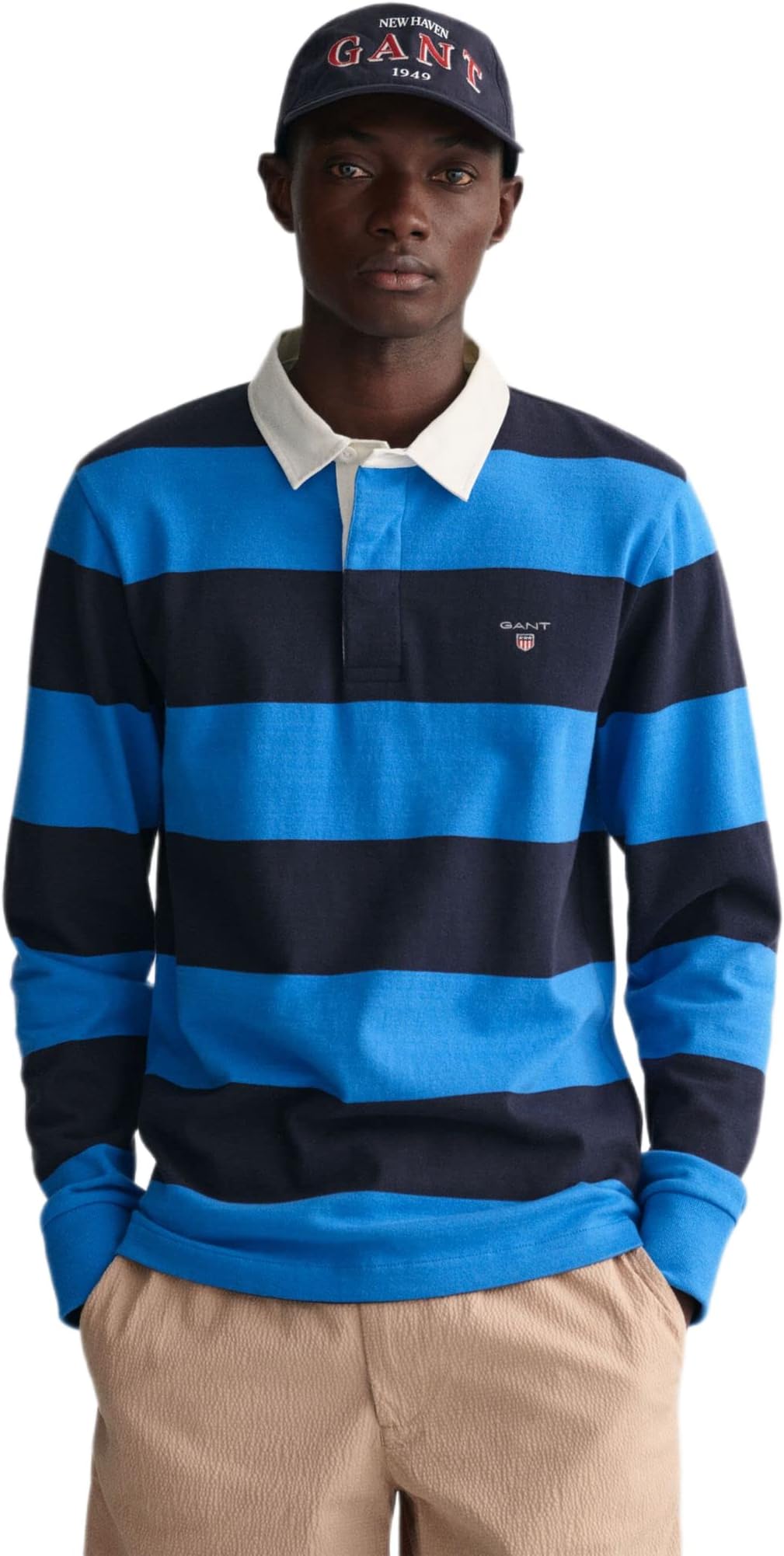 GANTMen Barstripe Heavy Rugger