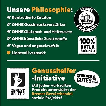 Bremer Gewürzhandel Arrabiata Spice Mix Ground Spicy Sharp Italian Spice Mix for an Authentic Arrabiata Pasta Sauce 10 x 100 g