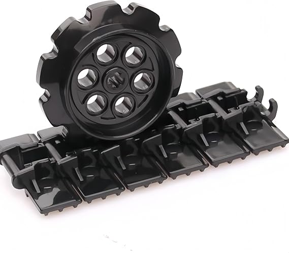 Technology Connections and Sprocket Replacement Parts Set 88 Pieces Technology Chain Links and Wheels Caterpillar Link Running Surface Crawler Chain Clamping Blocks