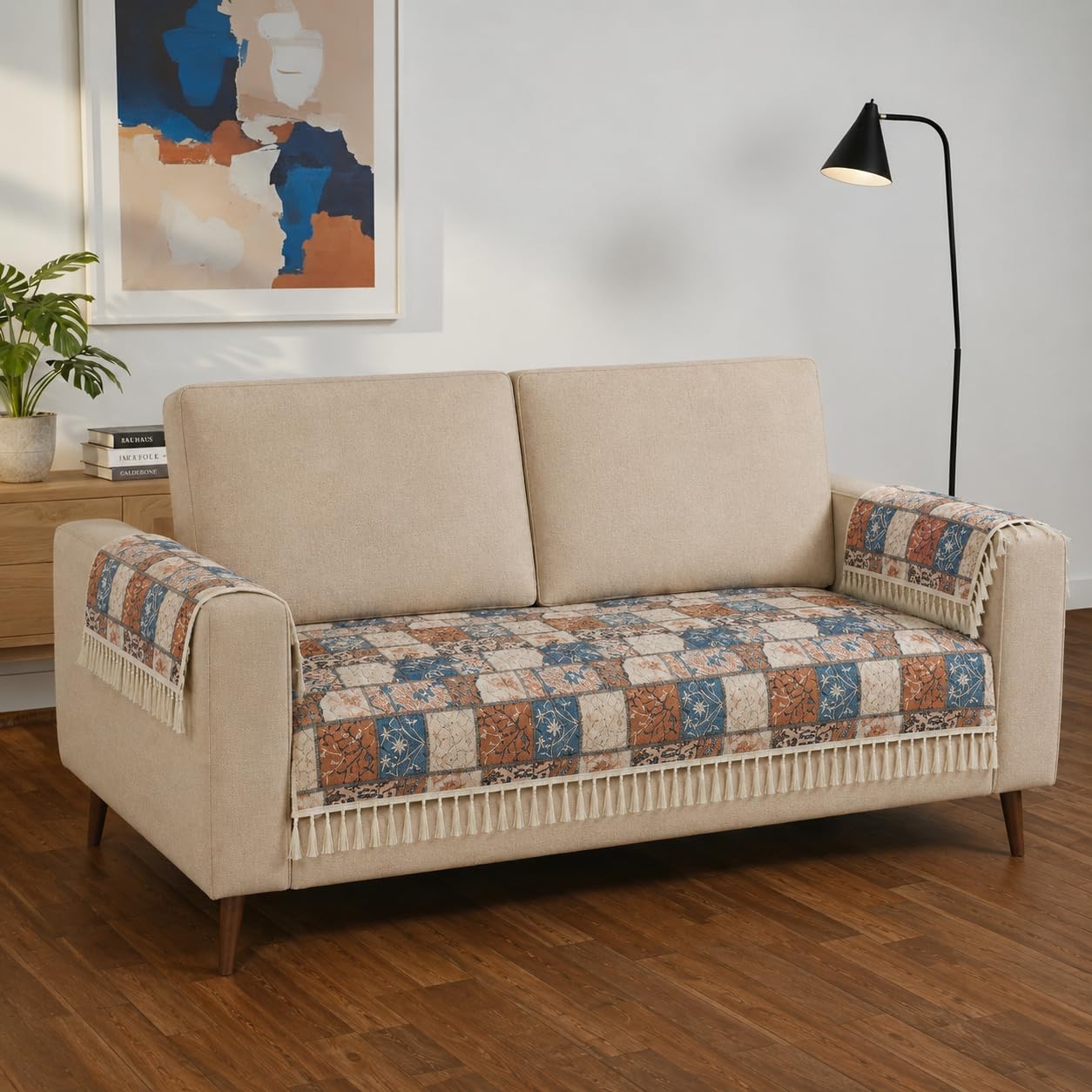 Velvet Sofa Cover - Instant Home Upgrade -19