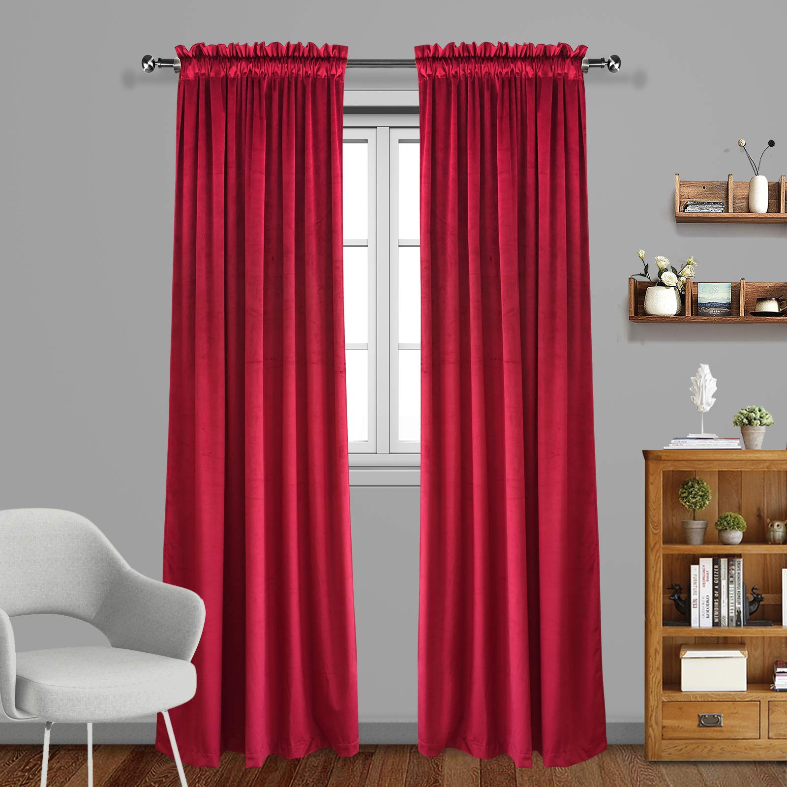 Wash Heavy Velvet Curtains Curtains & Drapes