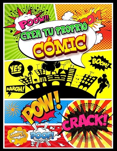 Crea tu proprio cómic: 108 plantillas diferentes con adiciones gráficas. Para niños y adultos - dibujar tus propias historias