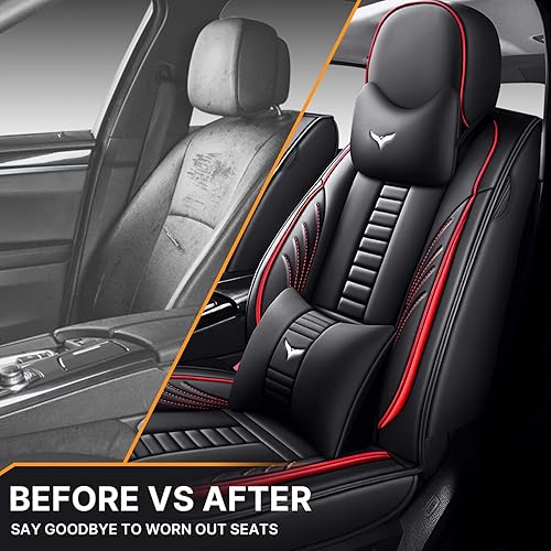 Miniatura 5 de Fundas protectoras de asiento de automóvil de 2 asientos de lujo para Chevy Cruze 2011-2019, diseño de bolsa de almacenamiento trasera, almohada