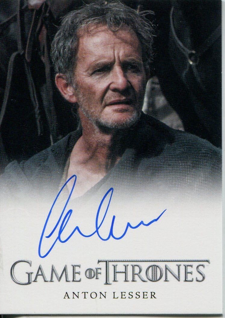Game Of Thrones Season 4 Autograph Card Anton Lesser as Qyburn : Amazon.ca:  Toys & Games