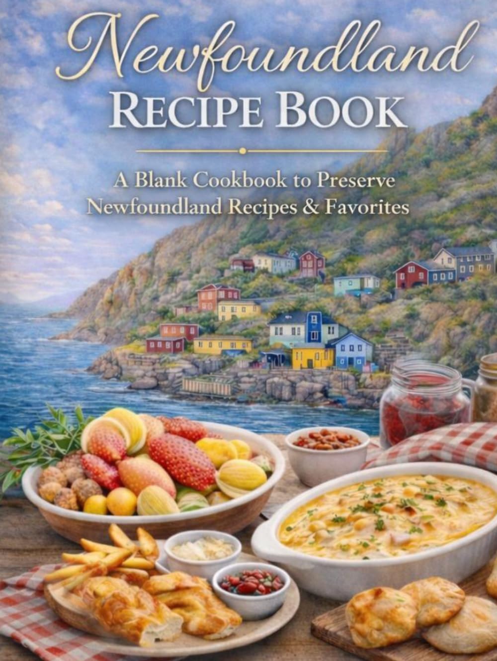 Newfoundland Recipe Book: A Blank Cookbook To Preserve Newfoundland Recipes And Favorites