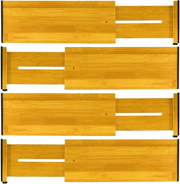 Bedeco 4 séparateurs de tiroir 43–56 cm – Image 1