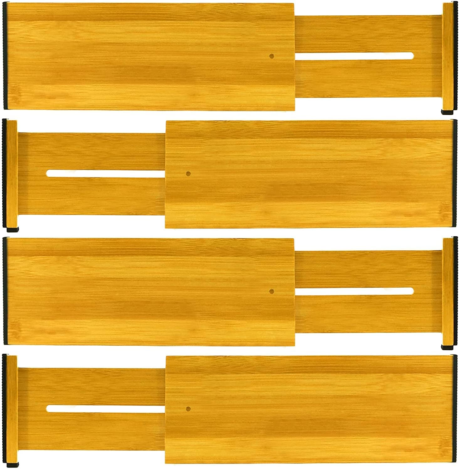 Divisori Per Cassetti In Bambù Regolabili - Organizer Da 43 A 56 Cm - Foto 8