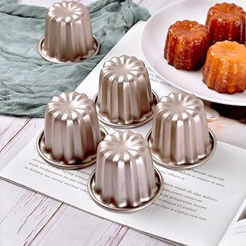 Amazon | SUNCITY カヌレ型 ケーキ型 (カネール4個) | SUNCITY