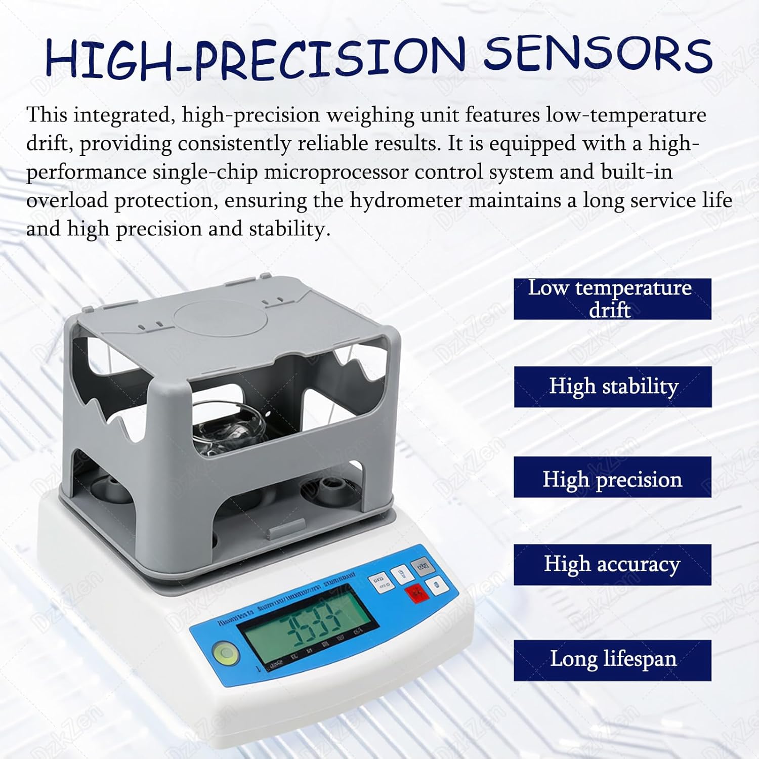 Gold Purity Testing Analyzer Machine, Digital Electronic Gold Purity Tester Meter, Gold Purity Tester Machine, for Precious Metals, Jewelry,Solid Materials N3005E