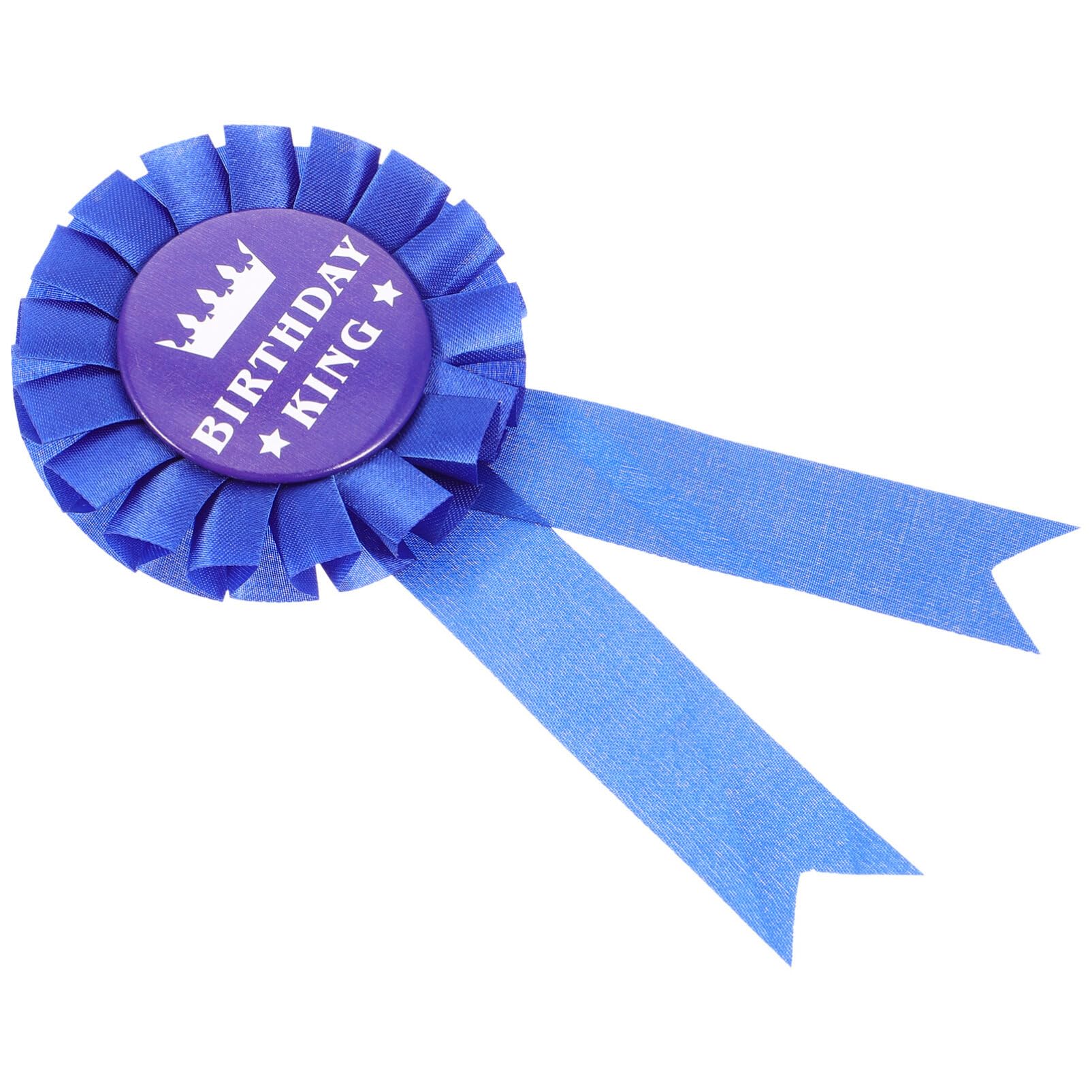 Amazon.co.jp: ibasenice 誕生日 キング リボン ピン 賞 サテン バッジ