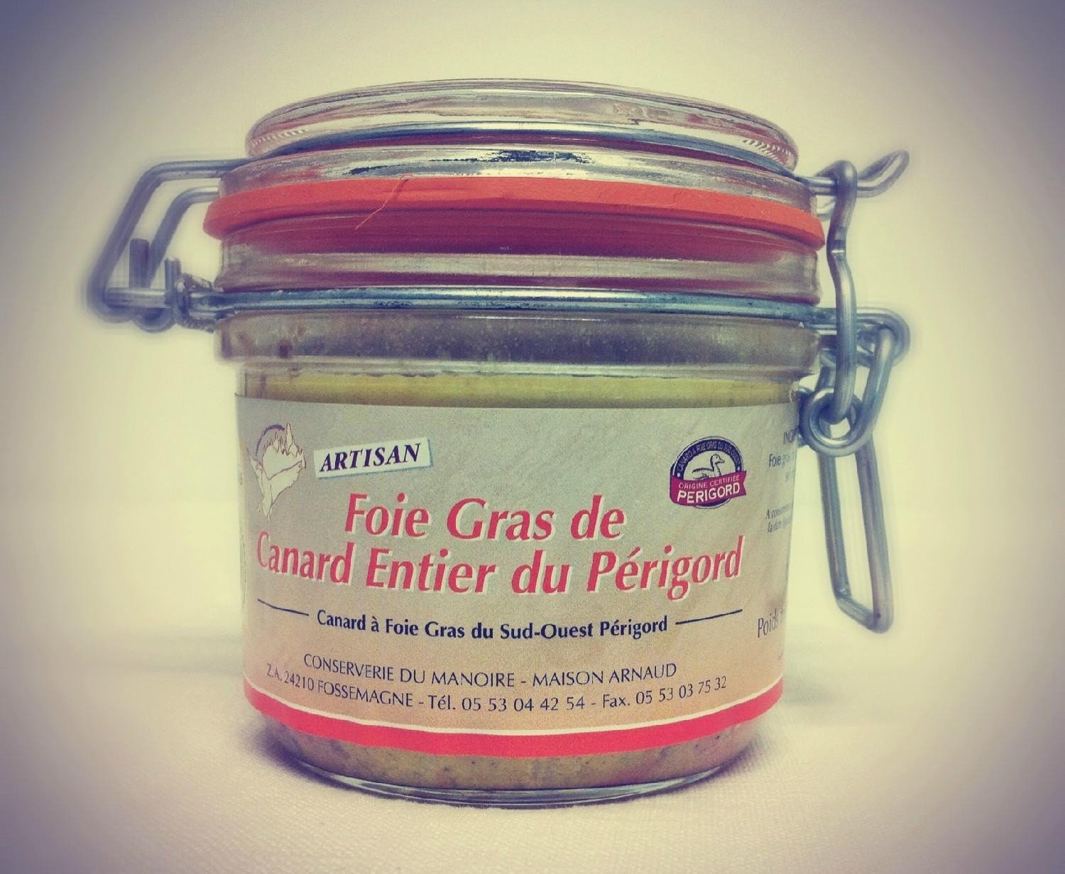 Foie Gras Entier del pato 190gr Périgord - Conserverie du Manoire