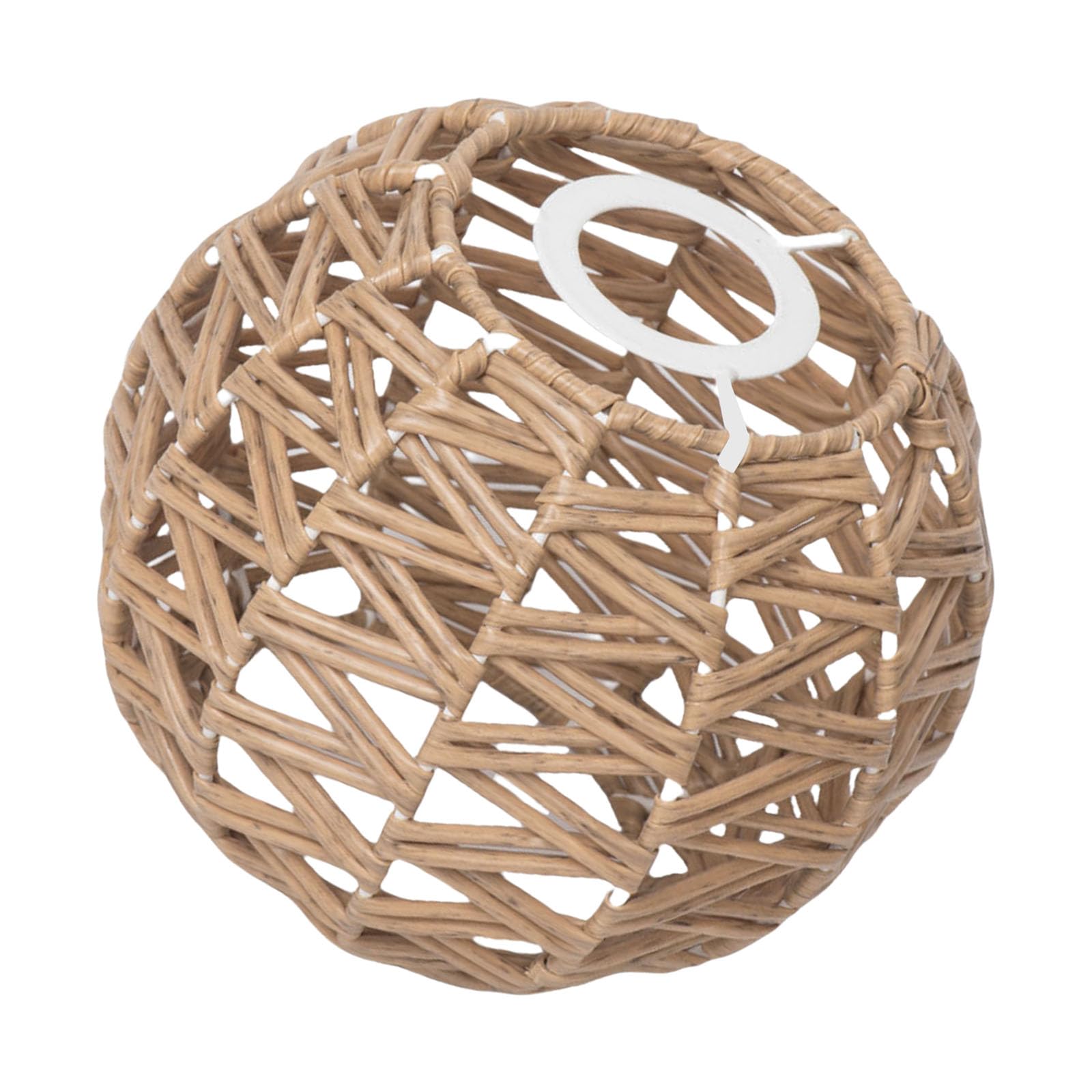 Yanwuwa 546A Easy To Clean Rattan Lampshades Artistic Weave Lampshades Easy Installation Suitable For Houses Restaurant And Home Pendant Light Covers