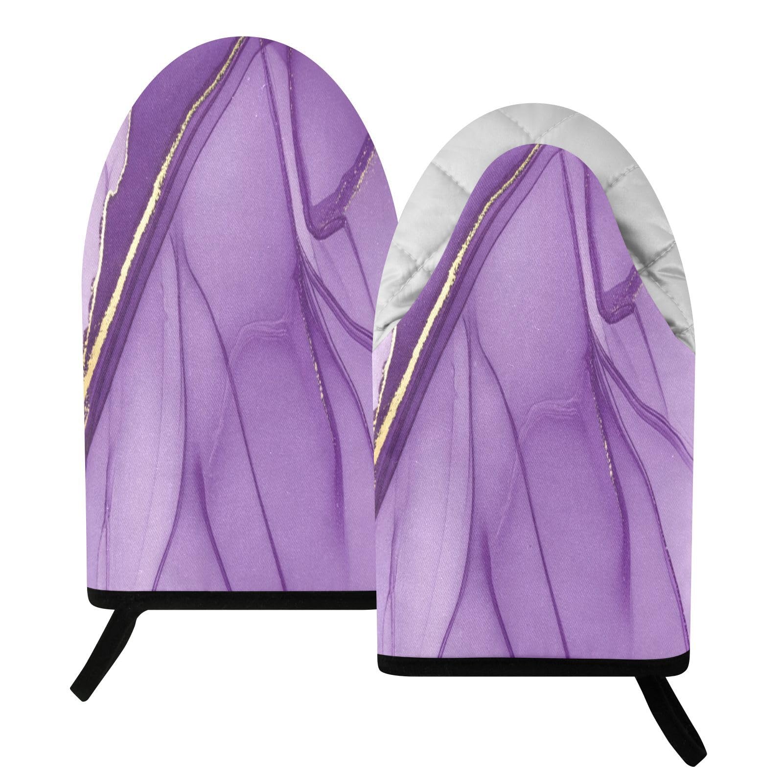 BURSTDDY Marble Oven Mitt,Heat Resistant Kitchen Mitts for Cooking