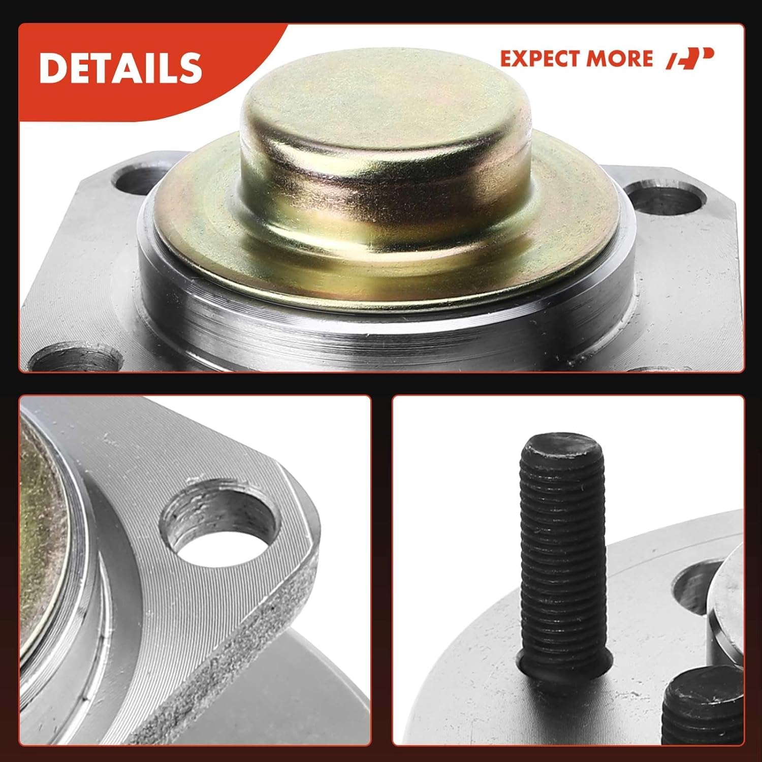 A-Premium Rear Wheel Bearing and Hub Assembly with 5-Lug Compatible with Buick Century Electra Lesabre Regal Riviera, Cadillac DeViLLe Seville, Chevy Lumina, Oldsmobile 88, Pontiac 6000