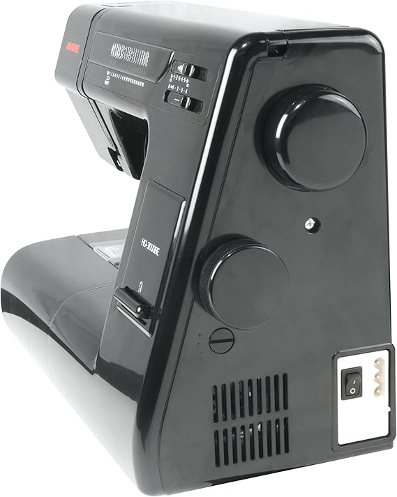 آلة الخياطة Janome Heavy Duty HD-3000 Black Edition مع طقم لحاف 6 قطع