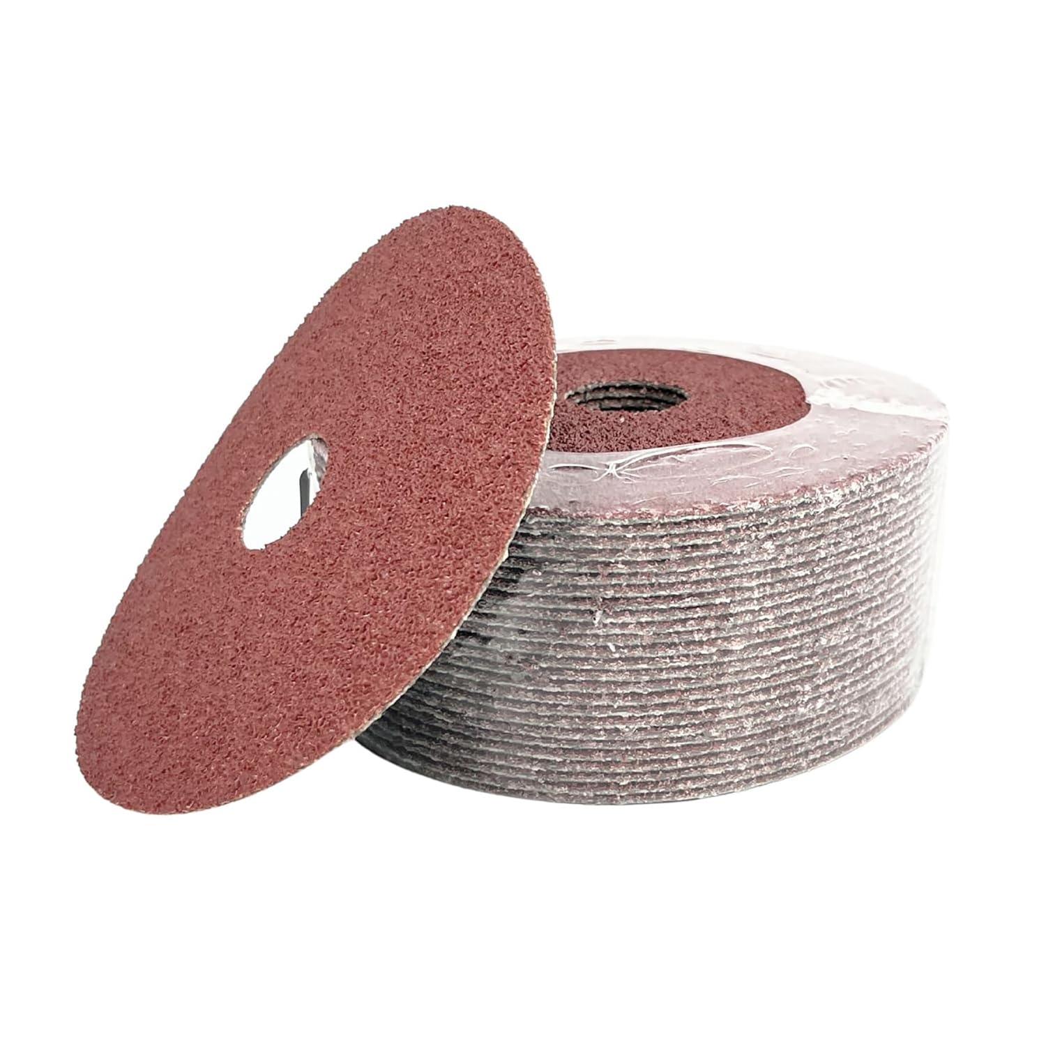 VSM 25-Pack - 4-1/2 inch 36 Grit (Coarse) - Aluminum Oxide Resin Fiber Disc, Tear-Resistant Fiber Backing, Durable, Hand-Held Machine Compatible Abrasive Discs