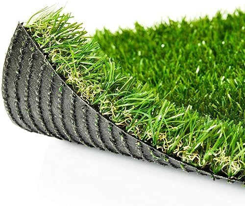 Premium Artificial Grass 3' x 8' Outdoor Rug, 1.38" Realistic