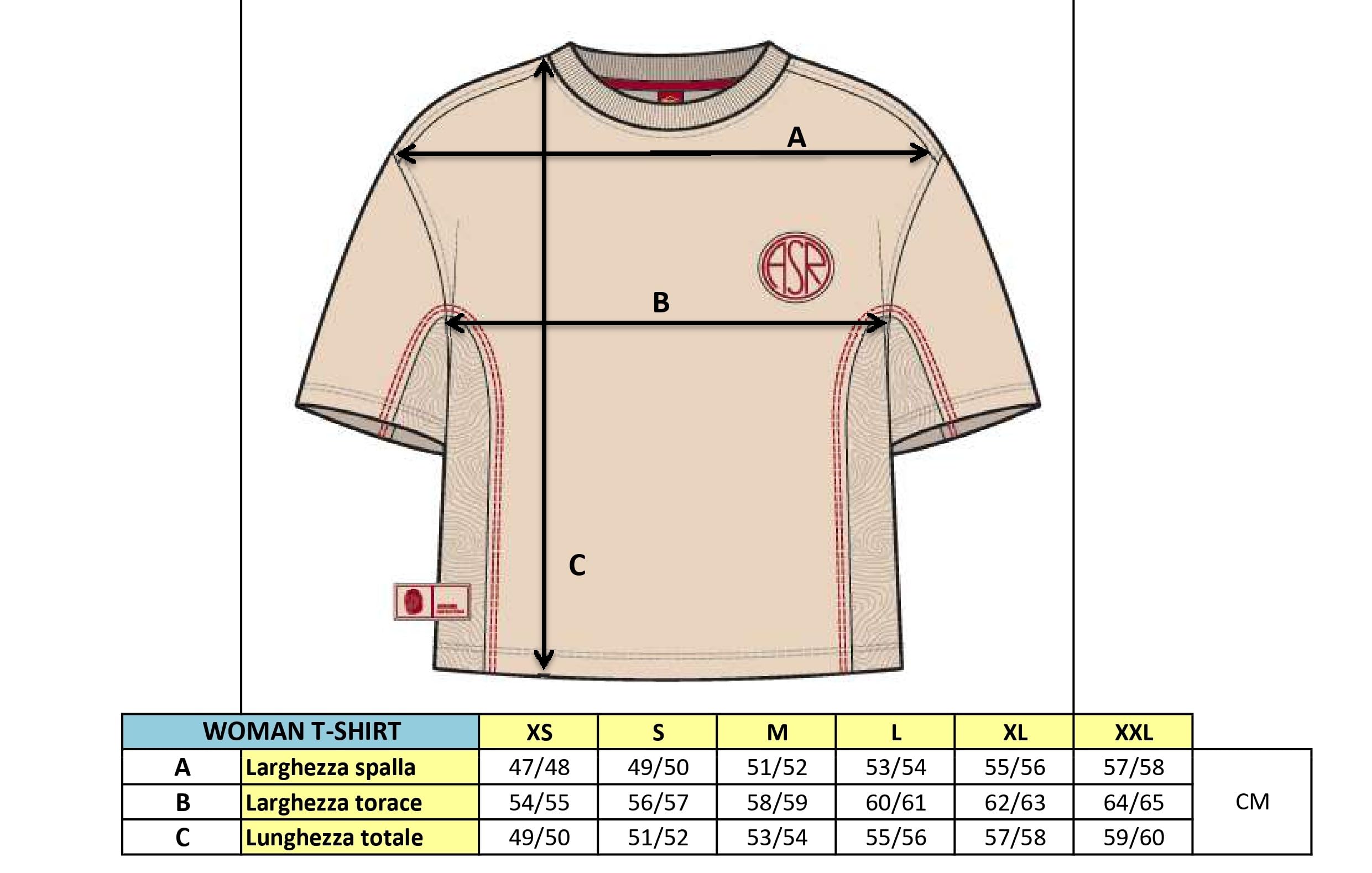 AS Roma Imprinting T-Shirt White