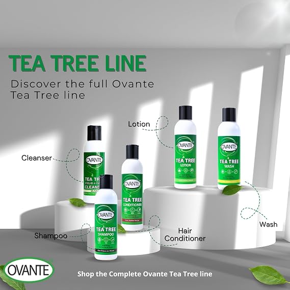 Tea Tree Body Wash & Body Lotion Set Clarifying Cleanser & Hydrating Moisturizer with Vitamin E For Itchy, Dry, Oily, Sensitive & Flaky-Looking, Rough Skin Daily Skin Care Set