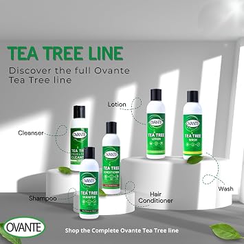 Tea Tree Body Wash & Body Lotion Set Clarifying Cleanser & Hydrating Moisturizer with Vitamin E For Itchy, Dry, Oily, Sensitive & Flaky-Looking, Rough Skin Daily Skin Care Set