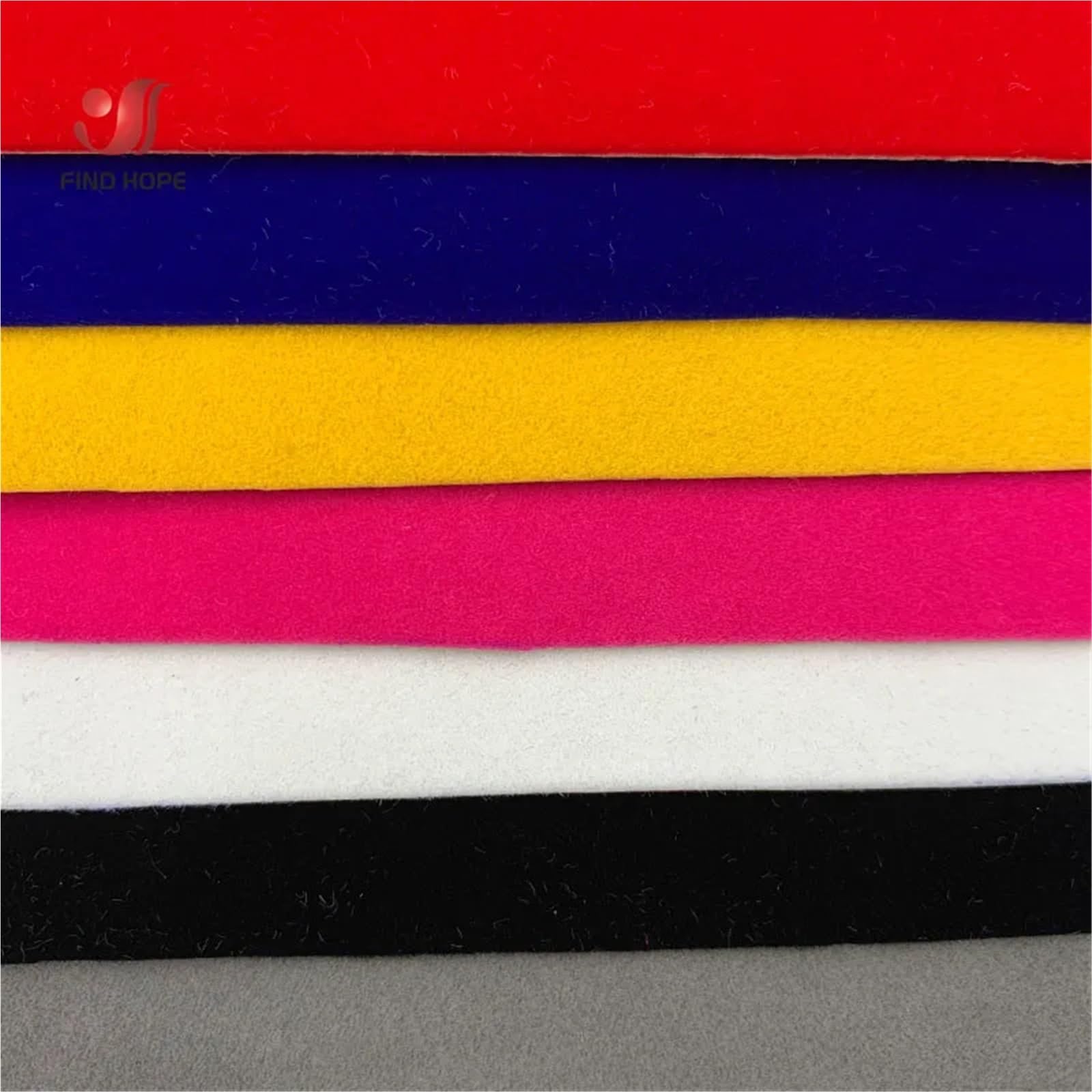 Láminas de fieltro, Tela flocada autoadhesiva de poliéster, manualidades DIY multicolores varios tamaños(Giallo,7.8inx57in(20x145cm))