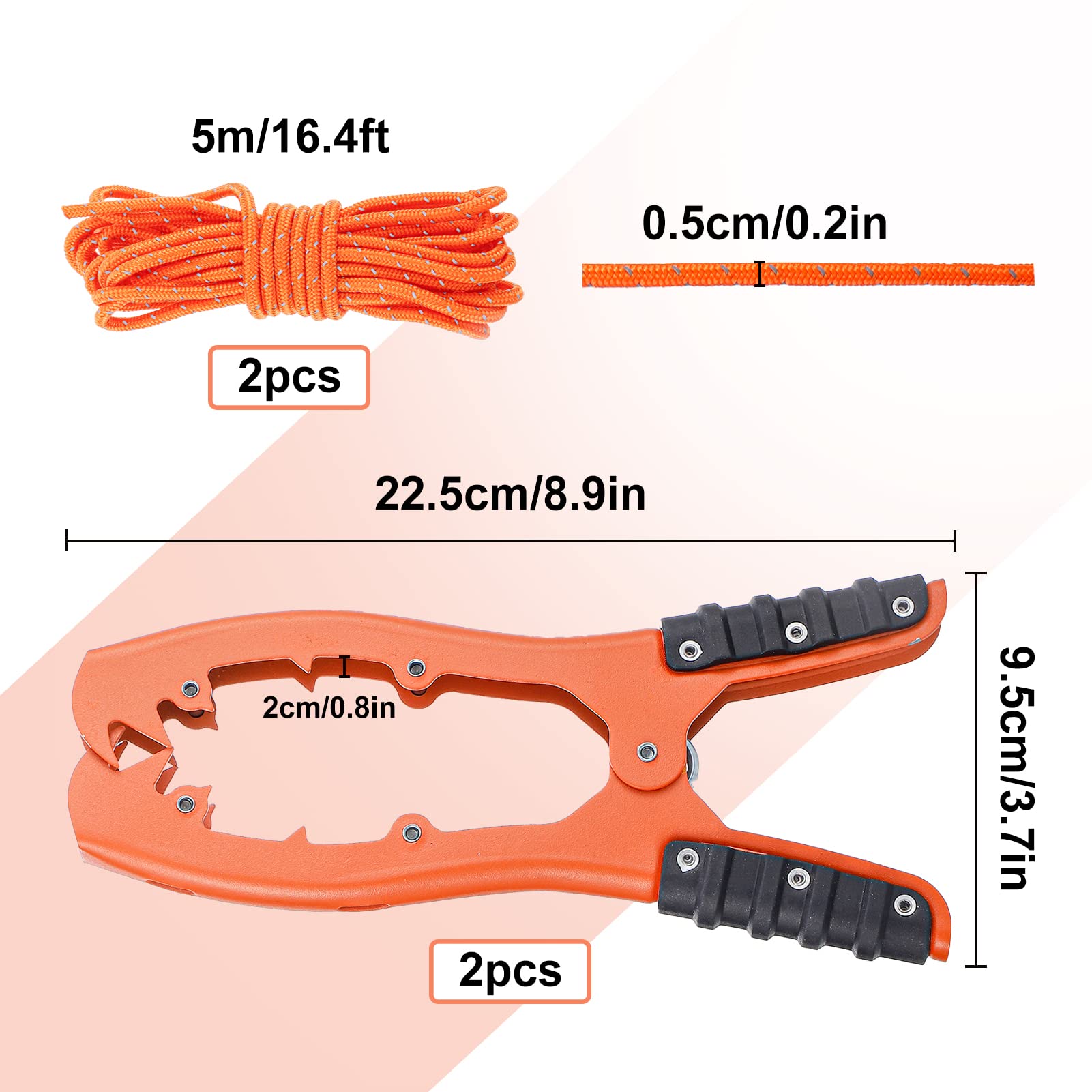 Kayak Anchor Grip - Stainless Steel & Paracord -7 Kayak Anchor Grip - Stainless Steel & Paracord -7