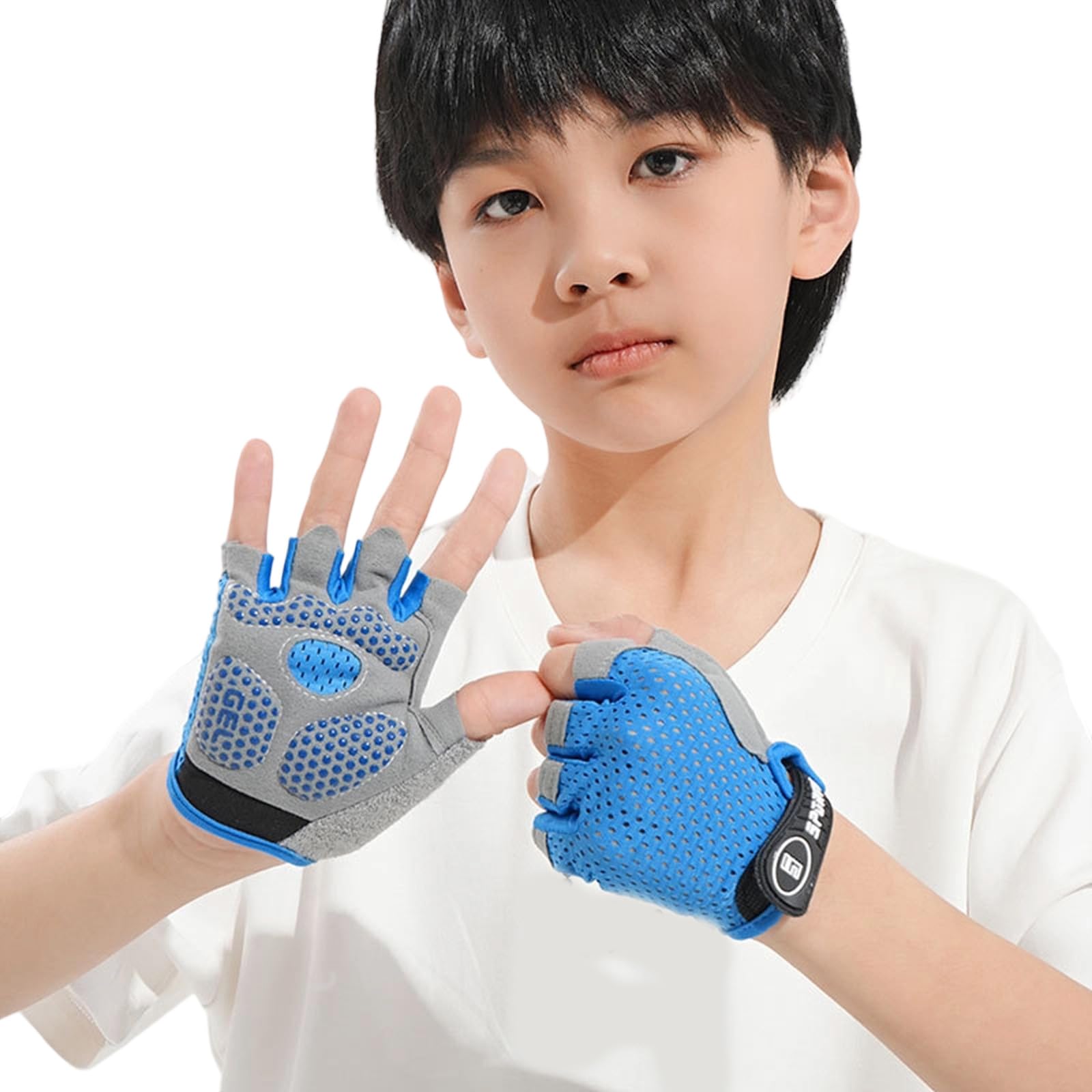 CRFFZ Sport Gloves Half Finger Breathable Gloves with AntiSlip Protective Palms for Cycling Scooter Outdoor Activity Outdoor Sports