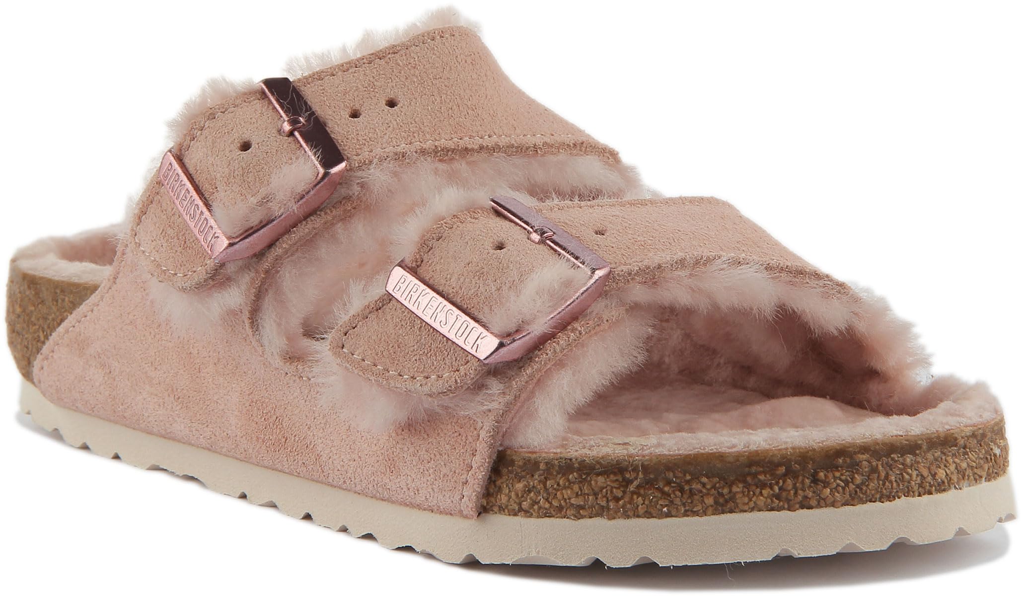 Birkenstock Rio Sandals Girls White/Patent Sandals Shoes — view 57