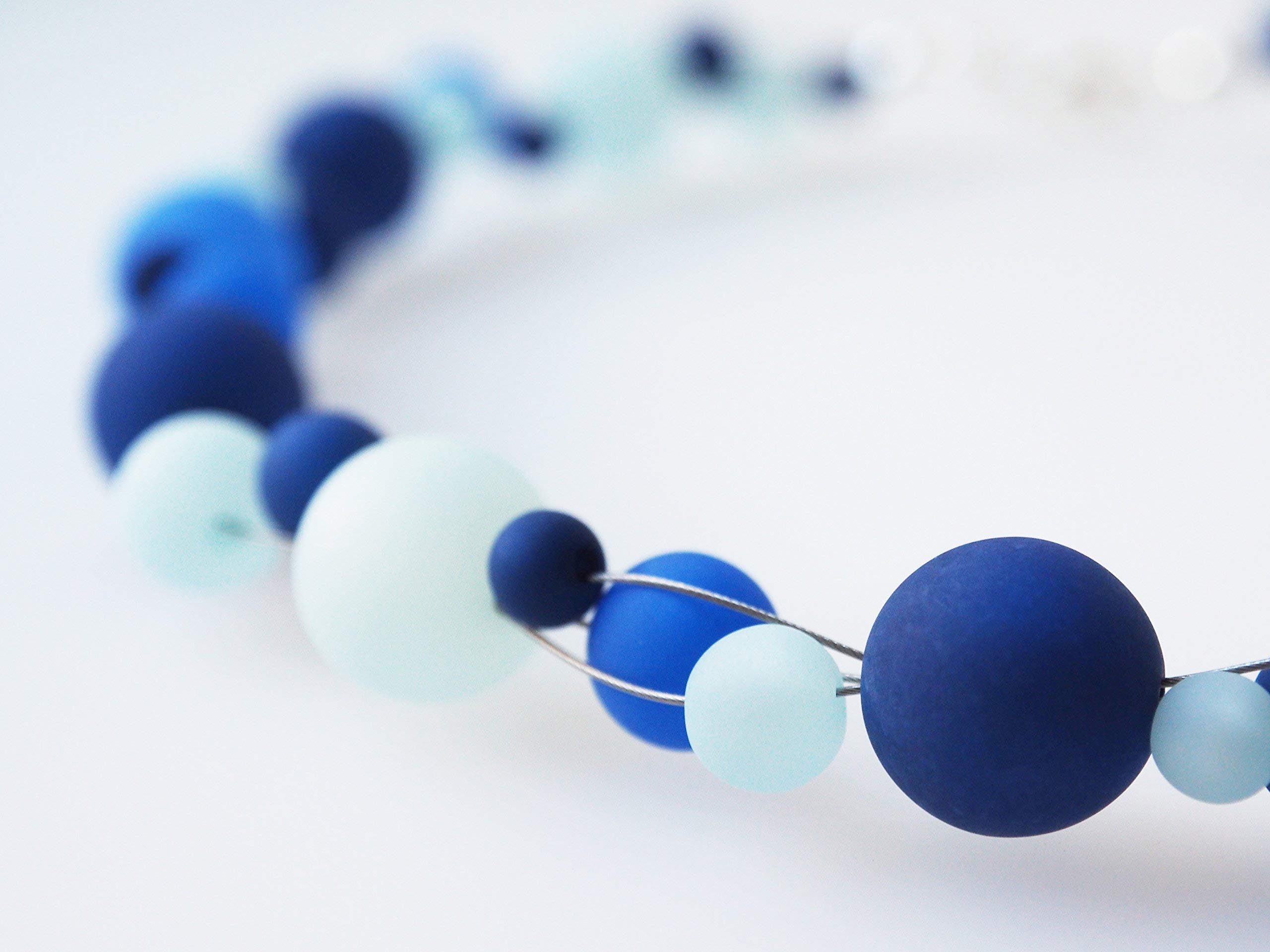 Polariskette hellblau blau dunkelblau Kette