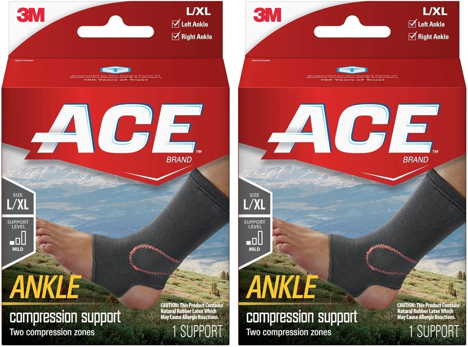 ACE Elasto-Preene Ankle Support (Pack of 2)