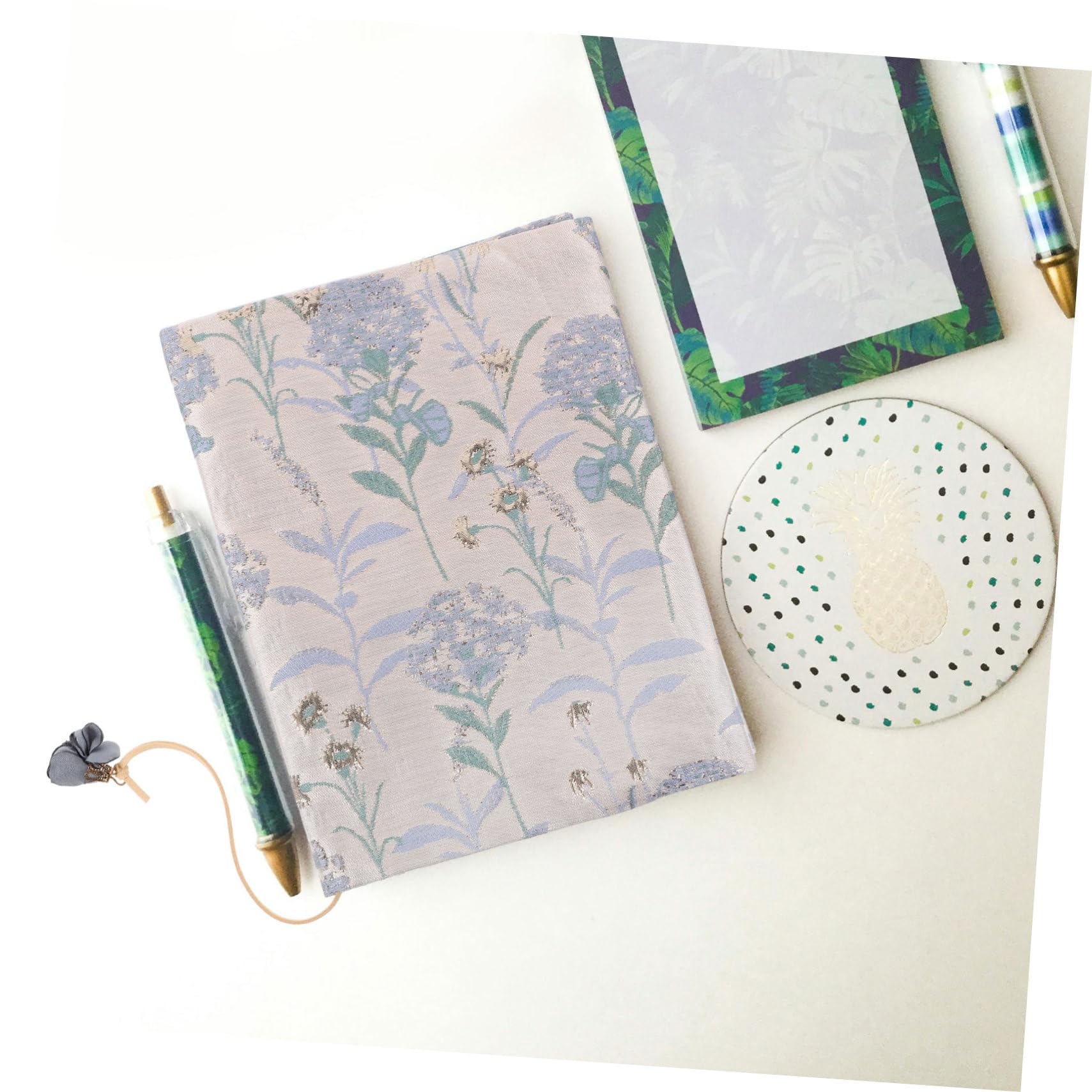 TEHAUX 5pezzi Copertina Lavabile Per Libri Decorativo Maniche Protettive Per Quaderni Regolabili Design Elegante e Resistente Adatta Per Note e Libri