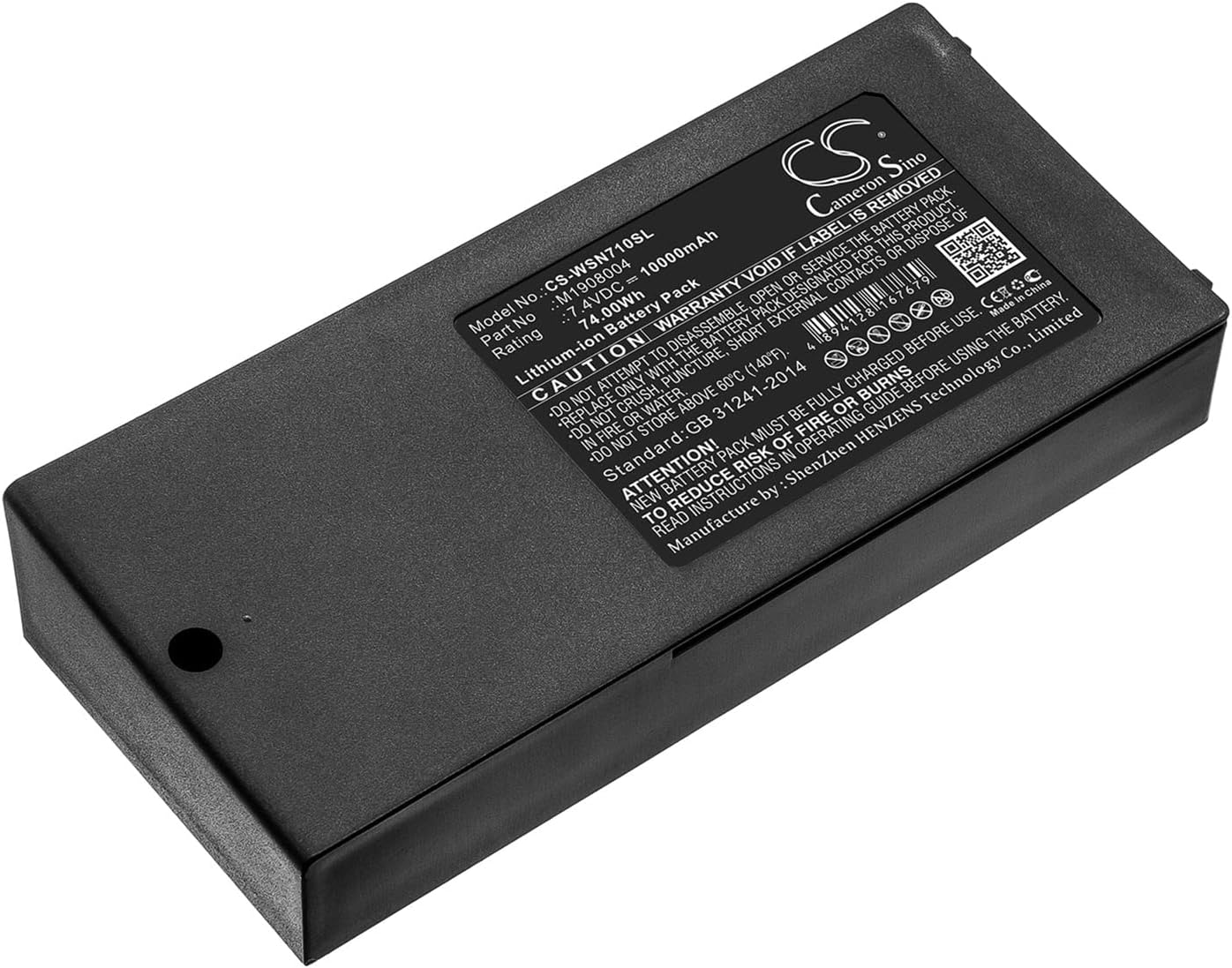 Cameron Sino Battery for Owon MSO7062TD, MSO7062TD-V, MSO7102TD, MSO7102TD-V, MSO8102T-V, MSO8202T, MSO8202T-V, PDS8202T 10000mAh