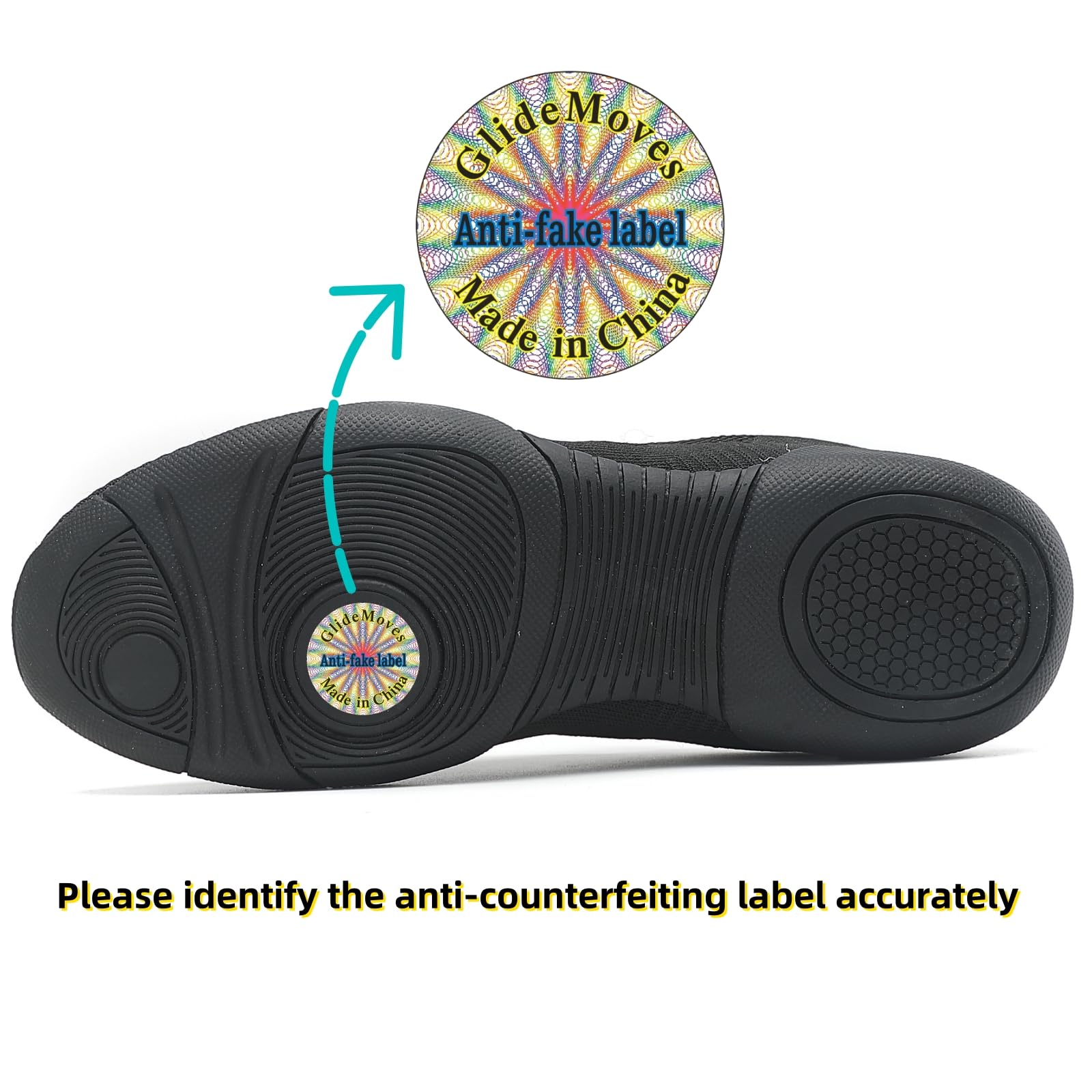 GlideMoves Cheer Shoes Girls Dance Sneakers Women Tennis Training Competition Tumbling Athletic Youth Hip Hop Women Size 7.5 Men 6.5 Black 39