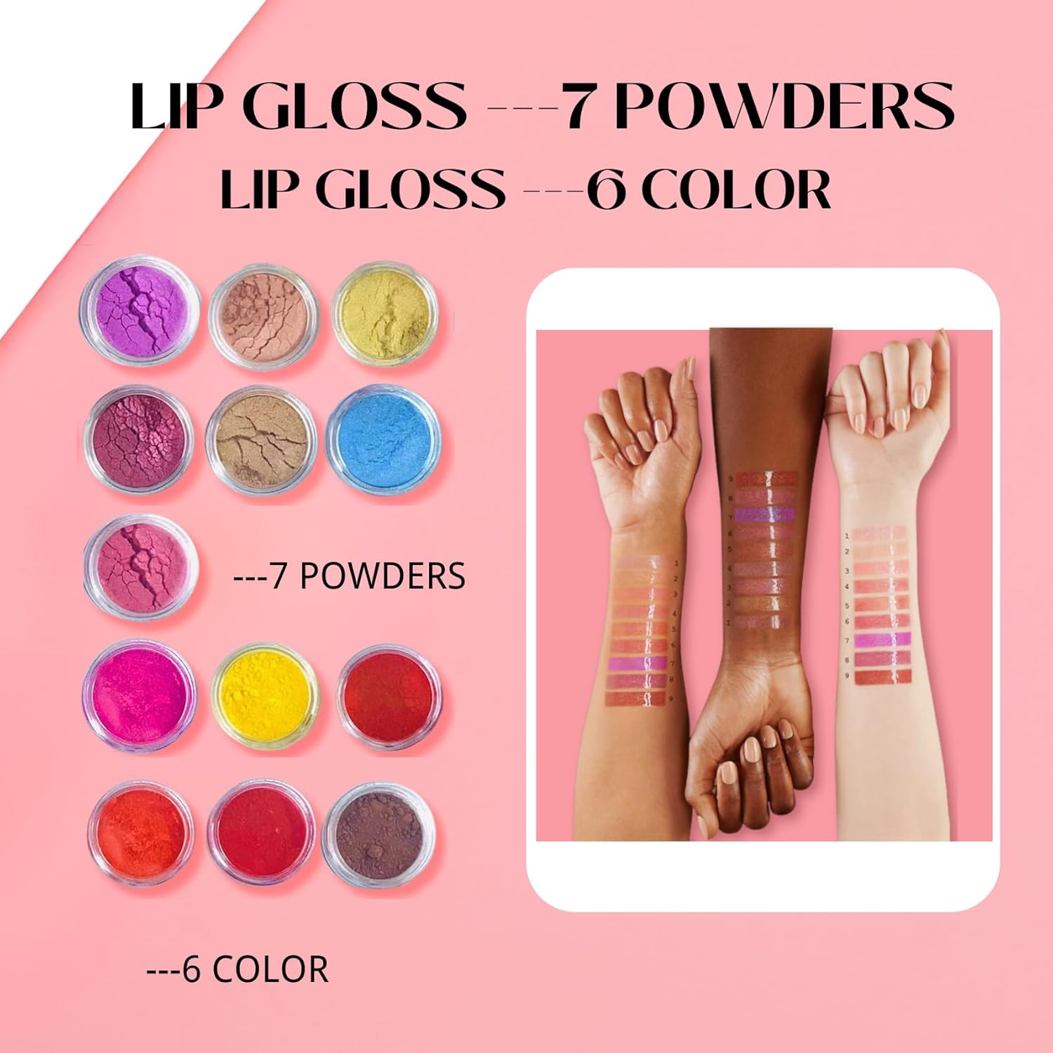 MOCIKE DIY Lip Gloss Making kit for Girl Gifts - 74 PCS DIY Lip Gloss kit Make Your Own Lip Gloss