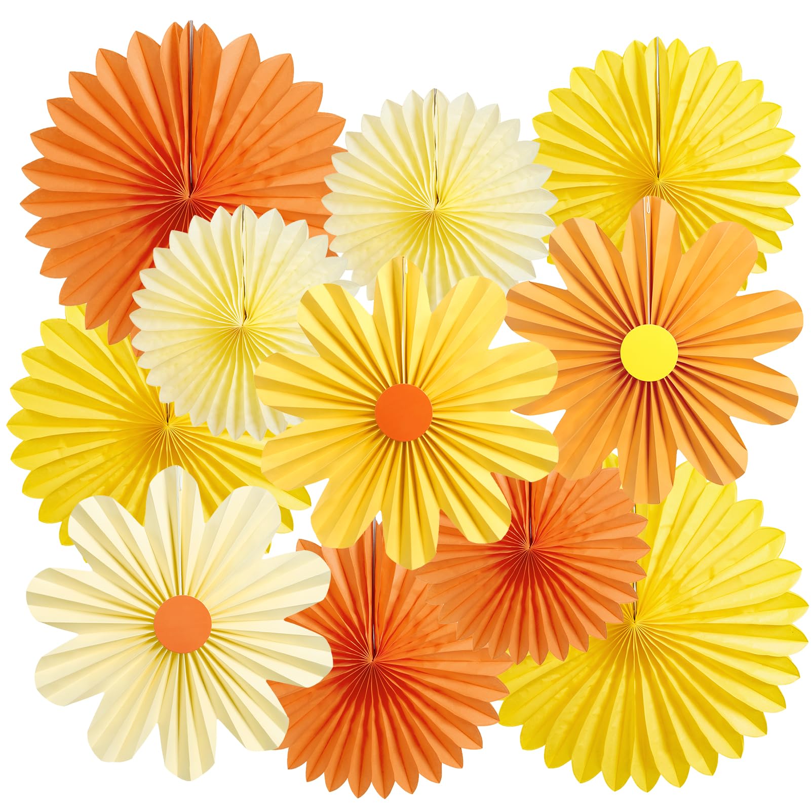Easy Joy Herbst Dekoration Orange Ahorn Papierblatt Fächer