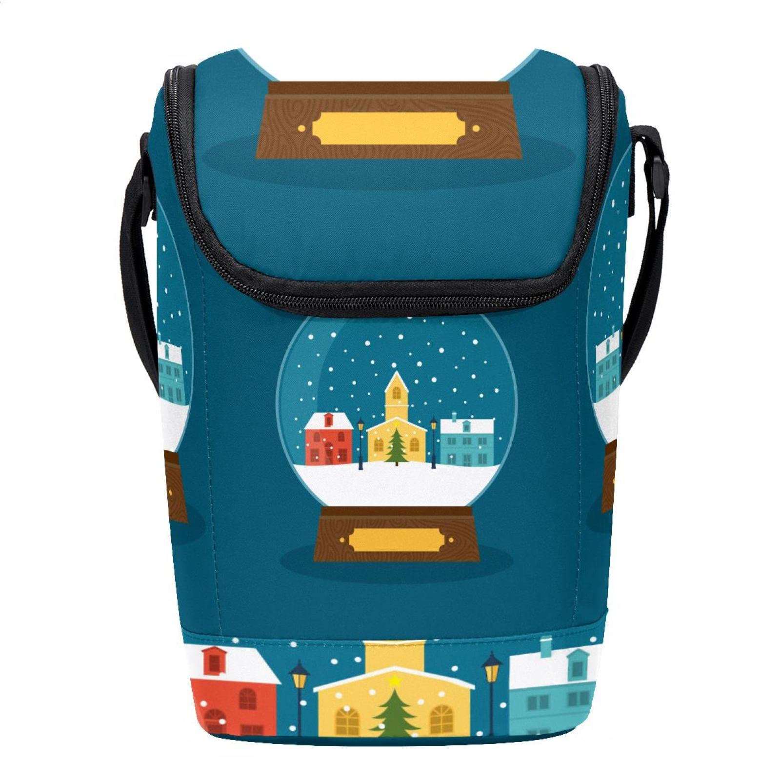 Bolsa merienda infantil de castillo de cristal térmica para conservar alimentos frescos